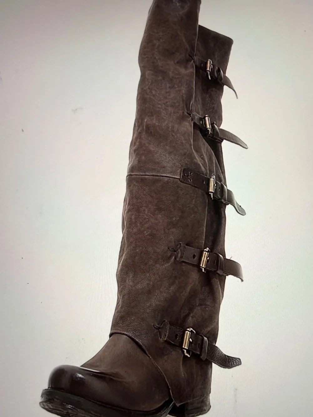 A.S. 98 Shaylynn Knee High Chocolate Boots. Size 38 (7.5-8) NEW!